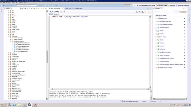 FREE hand SQL Data source in Web Intelligence | SAP BO | Basic смотреть онлайн