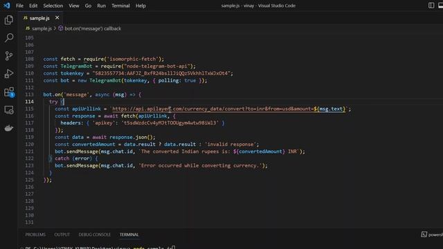 Yesubabu_nodeJS USD TO INR converter смотреть онлайн