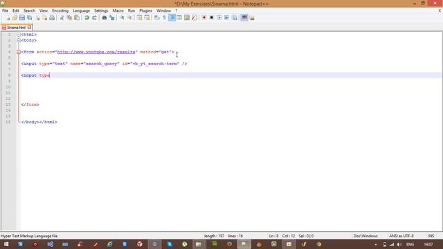 HTML5 Lesson-23. HTML Youtube Search Box смотреть онлайн