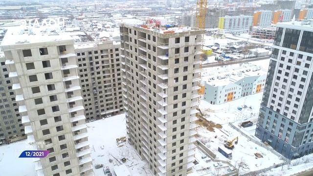 Ход строительства | «Московские ворота II» | Декабрь 2021 смотреть онлайн