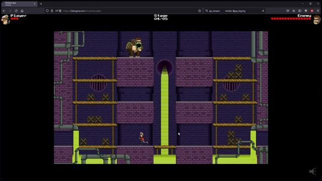 The Mutant Ape Arcade Game completed but with an error message. смотреть онлайн