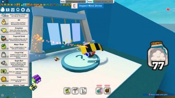 Как я приручал Windy Bee в Bee Swarm Simulator