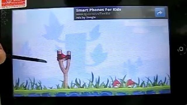 Angry Birds on Gindart SP-59 Android 2.1 tablet PC смотреть онлайн
