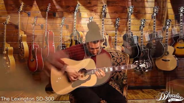 D'Angelico Guitars Lexington Dreadnought SD300 смотреть онлайн