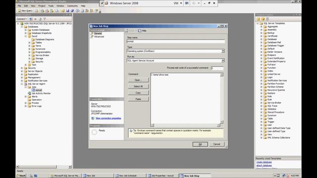 SQL Creating New Jobs and Scheduling смотреть онлайн