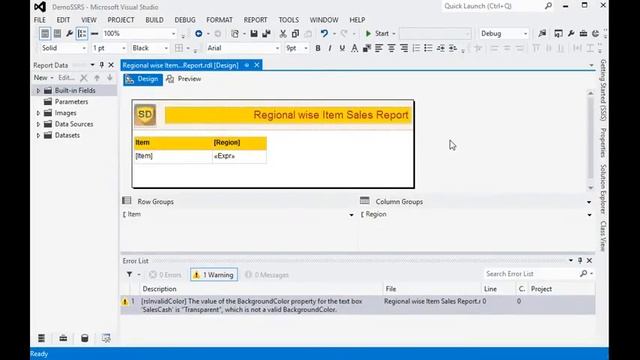 SSRS - How to add custom code or function in SSRS Report смотреть онлайн