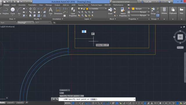 Autocad 2017 1 st floor drawing 2d HOUSE PLAN [part 3 ] смотреть онлайн