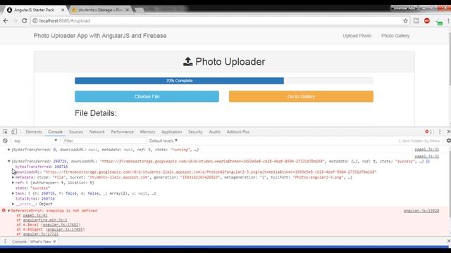 Photo Upload and Management App - Part [ 2/4 ] : Using AngularJS and Firebase смотреть онлайн
