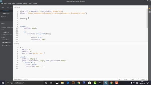 SASS Tutorial in Bangla #8:Basic Breakpoint in SASS смотреть онлайн