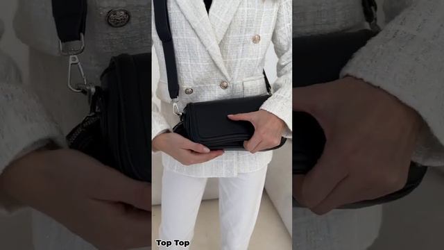 Сумка женская через плечо маленькая черная кожаная смотреть онлайн