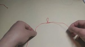 Коромысло из лески. Узел для двух поводков.