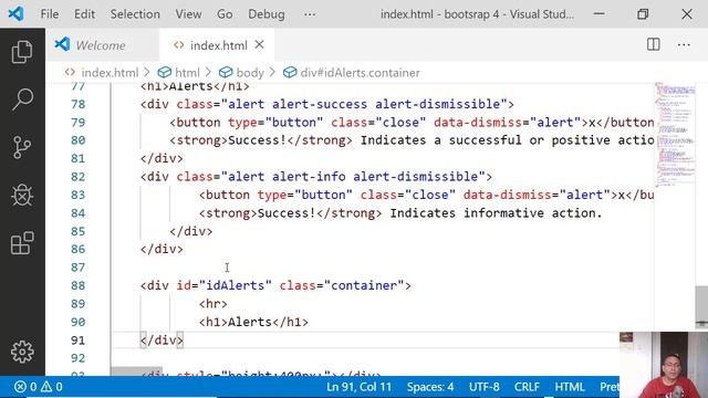 Bootstrap 4 part 3/3: menu + table + form - נתן קרסני בעברית смотреть онлайн
