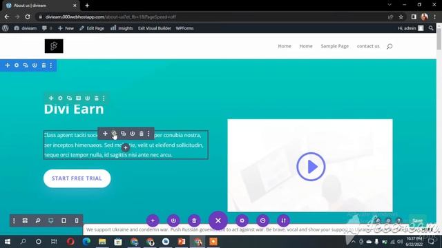 how to make About us Page divi Theme in WordPress 2022 Hindi Urdu смотреть онлайн