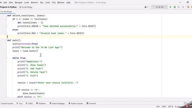 Building a To-Do List App in Python | Code Walkthrough with Outputs смотреть онлайн