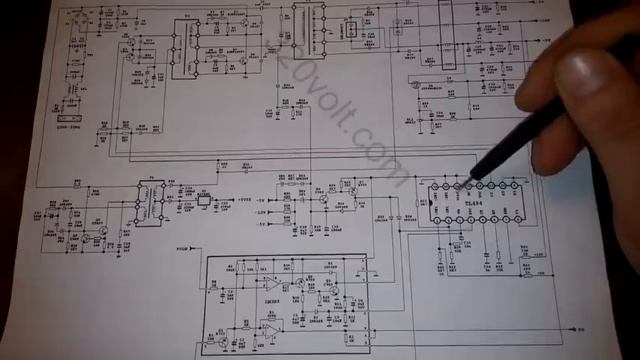 Блок питания АТХ ,регулировка напряжения от чистого нуля до максимума смотреть онлайн