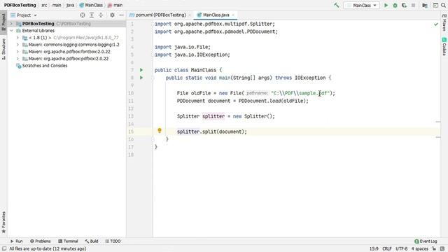 Pdfbox split pdf, java extract pages from pdf, смотреть онлайн