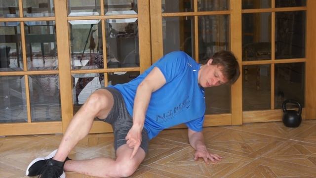 Короткая боковая планка - сложный вариант смотреть онлайн