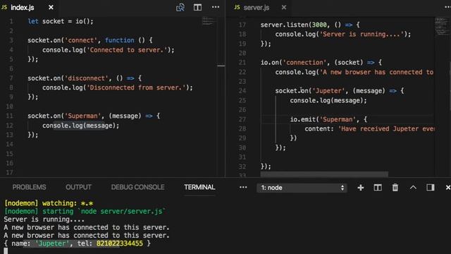 [Socket.io] 004 - real time two way communication смотреть онлайн