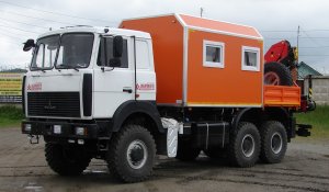 АРОК с КМУ на шасси МАЗ 6317F5 (6х6, ЯМЗ 65872, 330л.с.,КПП ЯМЗ 239, КМУ Инман 150N, 6.1т, генератор