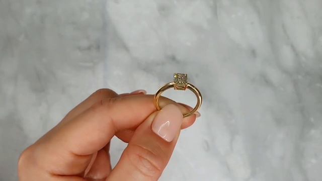 Кольцо c выращенным бриллиантом 1.530 сt смотреть онлайн