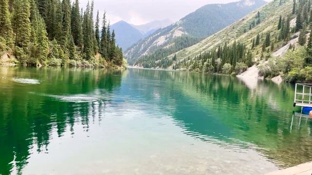 Кольсайские озёра. Озеро Каинды. Кольсай.Kolsay Lakes.
