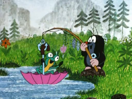 Крот и лягушка смотреть онлайн