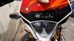 Установка приборной панели с AliExpress на Regulmoto Athlete, доработка своими руками