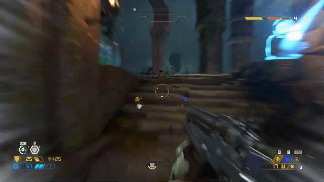 Doom Eternal RTX 3060 Ryzen 5 3600 Ultra Nightmare settings DLSS Quality Ray Tracing ON смотреть онлайн