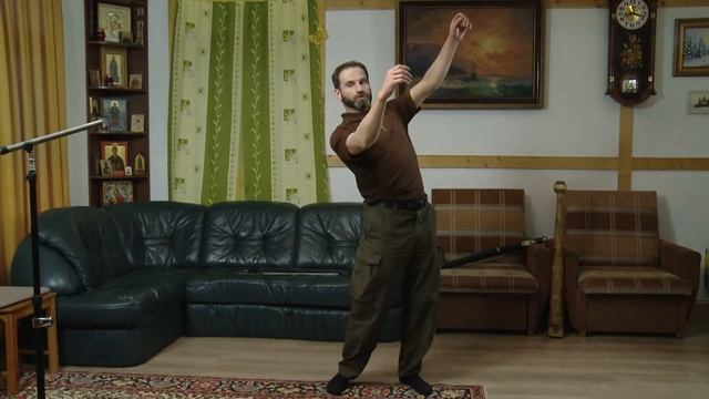 "Шашки к бою!", урок 4, боевое владение шашкой/саблей , Илья Копылов, казачий ансамбль Атаман смотреть онлайн