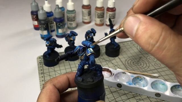 HOW To Paint A Grimdark Ultramarines | NO Airbrush NO Oils