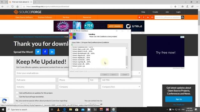How to install CodeBloks 20.03 on Windows 10 with GTK3 ( on GTK4 works also ) смотреть онлайн