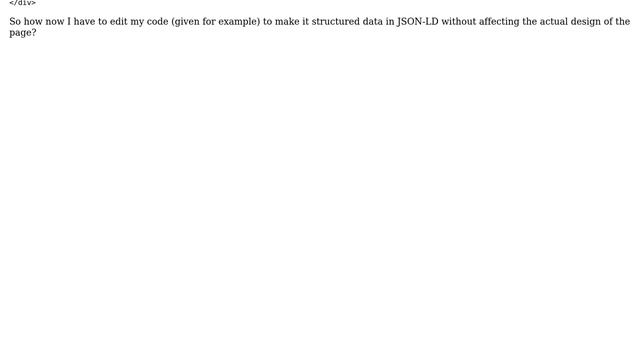 Webmasters: How to use JSON-LD in my page that already have content? смотреть онлайн