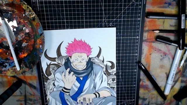 How to Draw SUKUNA JUJUTSU KAISEN смотреть онлайн