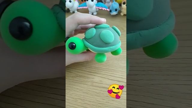 Черепаха адопт ми из пластилина #adoptme смотреть онлайн