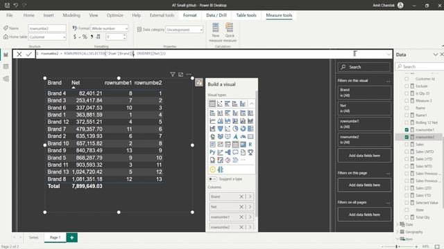 Power BI - New DAX Function: Rownumber смотреть онлайн