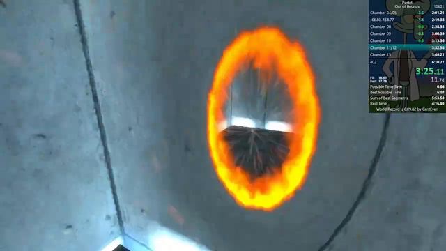 Portal Any% Speedrun in 6:09.420 (Former World Record) смотреть онлайн