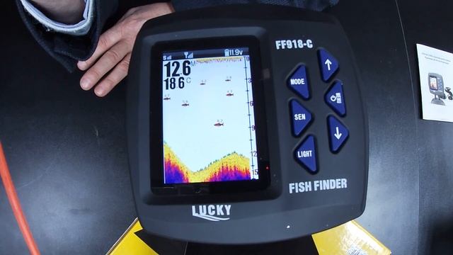 Обзор эхолота LUCKY FF918CWL смотреть онлайн