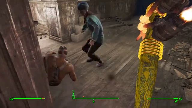 Fallout 4 Mama Murphy Goes Ham and Sanctuary Settlers Glitch смотреть онлайн