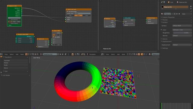 LIVENODING 932 / SV Visualizing Abstract Using Updated Vertex Color Node смотреть онлайн