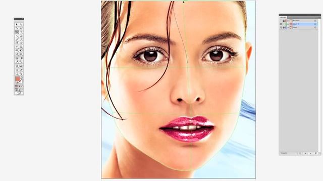 Adobe Illustrator: How to Start a Gradient Mesh Face (for beginners) смотреть онлайн