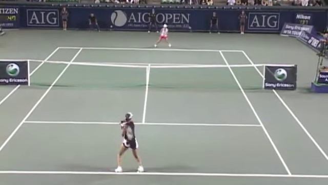 AIG JAPAN OPEN TENNIS CHAMPIONSHIPS 2006 杉山愛 VS Vania KING смотреть онлайн
