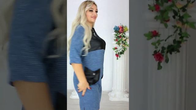 CandyClo - платья оптом из Киргизии; Дордой, 5 проход, конт. 503. Платье "Эмили" (деним) смотреть онлайн