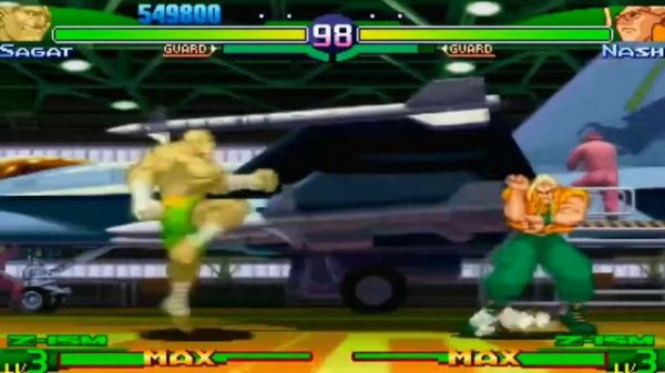 Street Fighter Zero 3 Double Upper Gameplay Arcade Mode PSP (ANDROID/IOS)