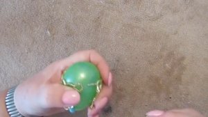 Простое , но очень красивое оплетение яйца бисером 1ч