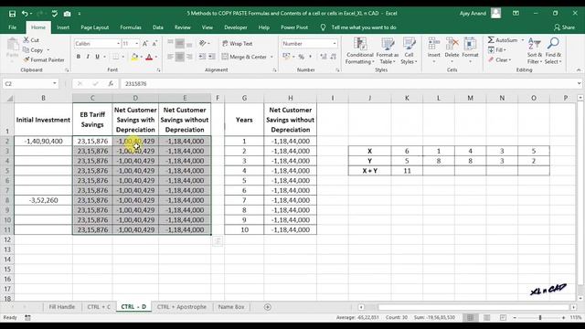 5 Methods to COPY PASTE Formulas in Excel (Copy Cells) смотреть онлайн