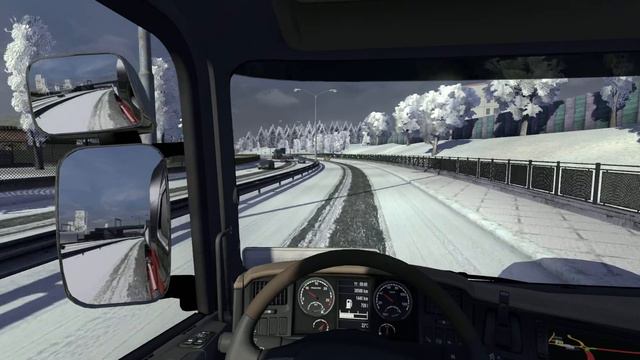 Euro truck simulator 2 winter mod смотреть онлайн
