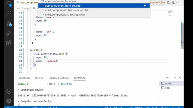 Tweeks of ngOnChanges using array | Parent to child communication | Angular 14 | Part 4 смотреть онлайн
