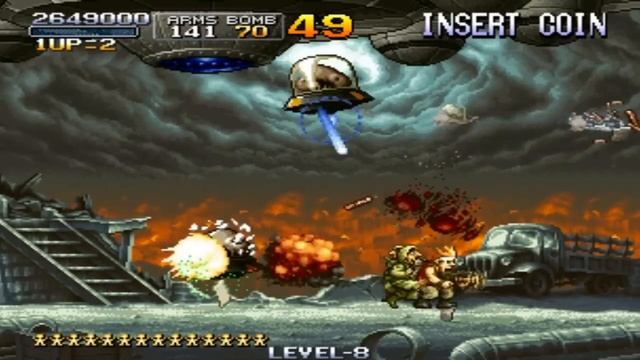 [HD] Metal Slug 2 Mission 6 End Part 2 1998 SNK Mame Retro Arcade Games смотреть онлайн