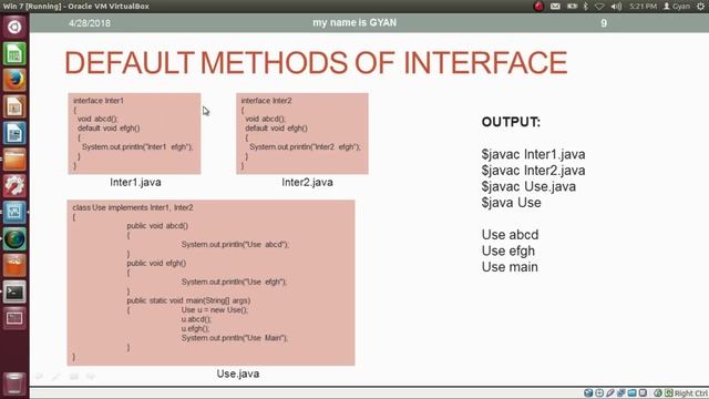 Interface in Java | #13 | Default Methods of Interface | Java 8 and Higher Versions смотреть онлайн
