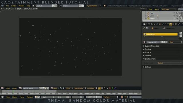 Blender Tutorial: Random Color Material [German/Deutsch] смотреть онлайн